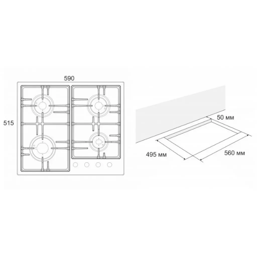 Варочная поверхность Eleyus ARENA 60 IS C (ARENA60ISC) - 6 Варочная поверхность Eleyus ARENA 60 IS C (ARENA60ISC) - 6
