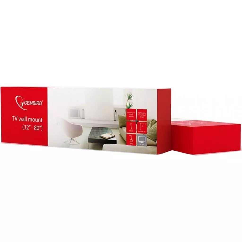 Кронштейн Gembird WM-80RT-01 - 2 Кронштейн Gembird WM-80RT-01 - 2