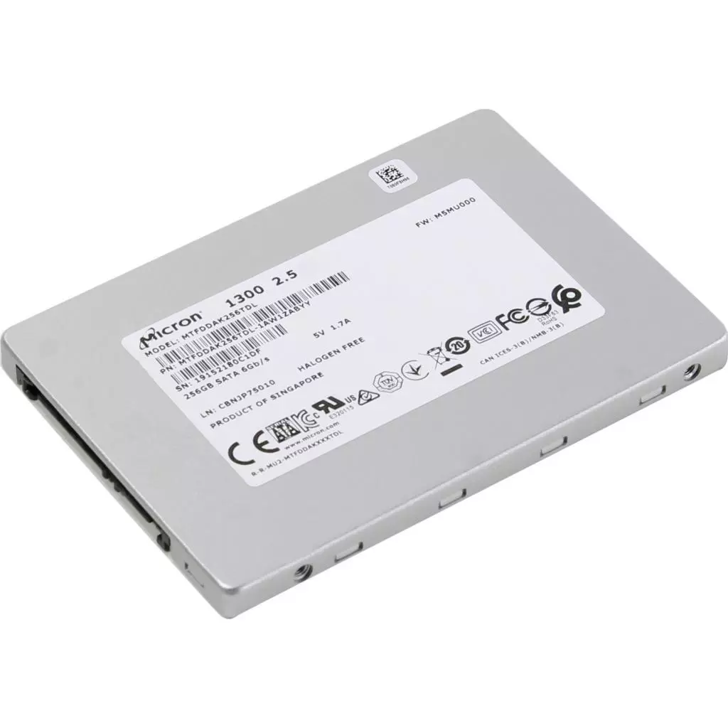 Накопитель SSD 2.5" 256GB Micron (MTFDDAK256TDL-1AW1ZABYY) - 1