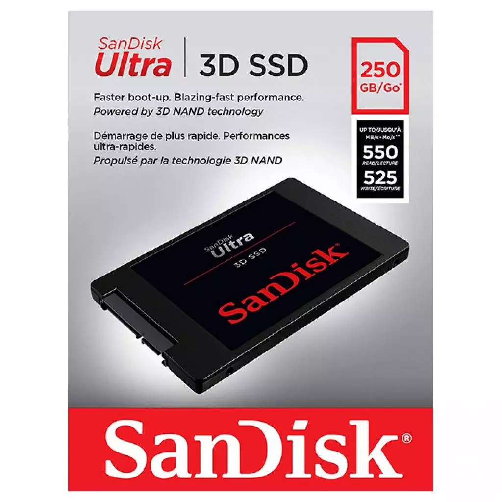 Накопитель SSD 2.5" 250GB SanDisk (SDSSDH3-250G-G25) - 2 Накопитель SSD 2.5" 250GB SanDisk (SDSSDH3-250G-G25) - 2