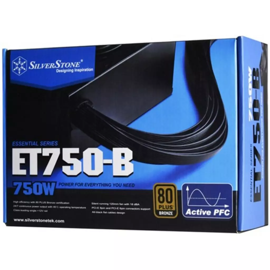 Блок питания Silver Stone 750W STRIDER (SST-ET750-B) - 3 Блок питания Silver Stone 750W STRIDER (SST-ET750-B) - 3