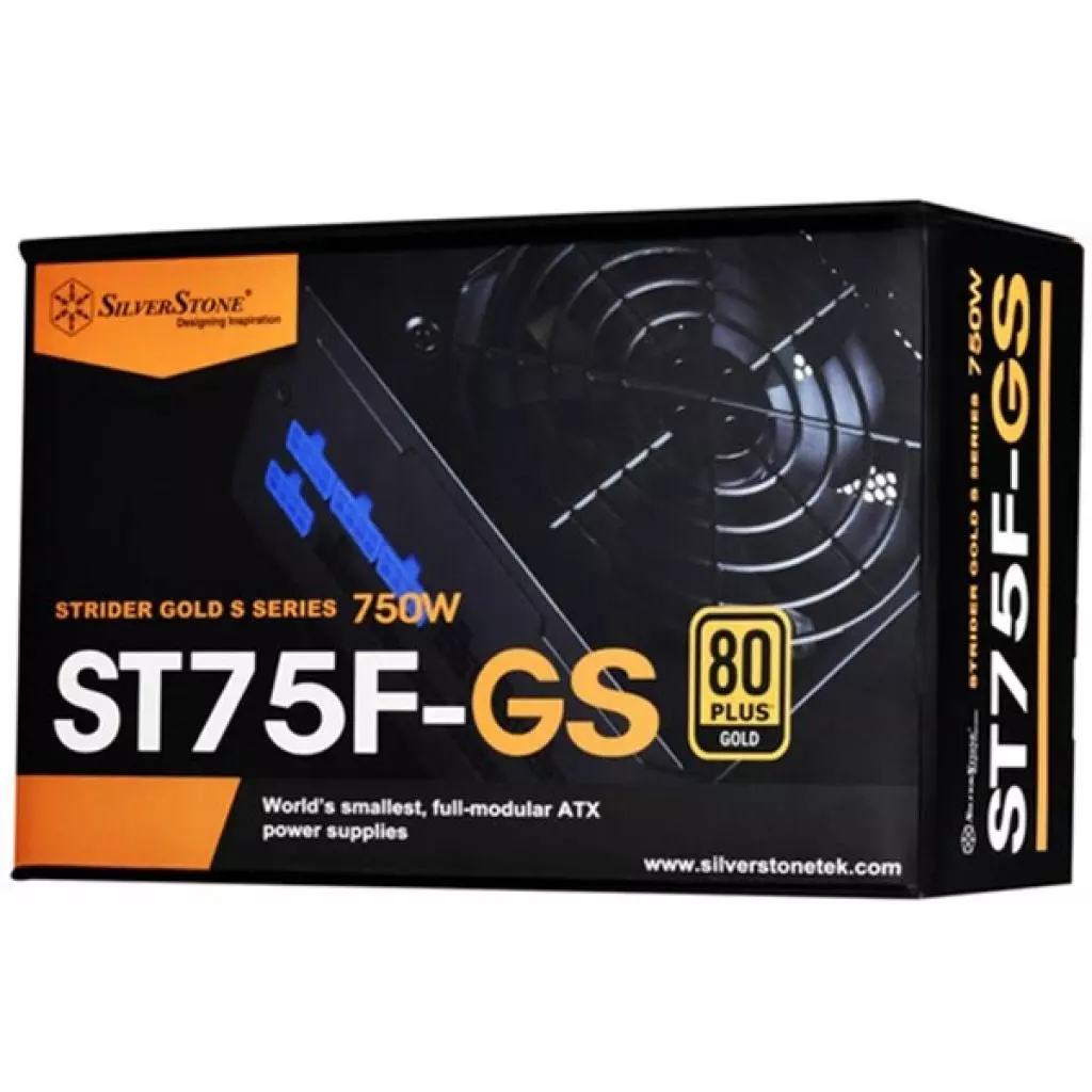 Блок питания Silver Stone 750W STRIDER Gold (SST-ST75F-GS) - 3 Блок питания Silver Stone 750W STRIDER Gold (SST-ST75F-GS) - 3