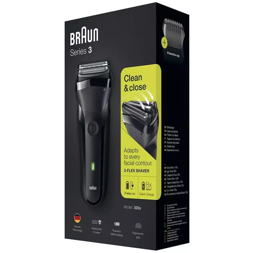 Электробритва Braun Series 3 300 Black - 4