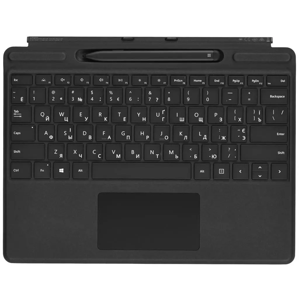 Клавиатура Microsoft Surface Pro X Signature Slim Pen Bundle Black (QJV-00007)