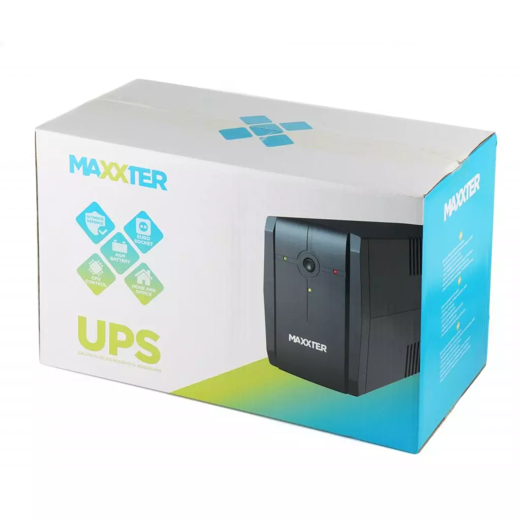 Источник бесперебойного питания Maxxter MX-UPS-B1200-02 - 2