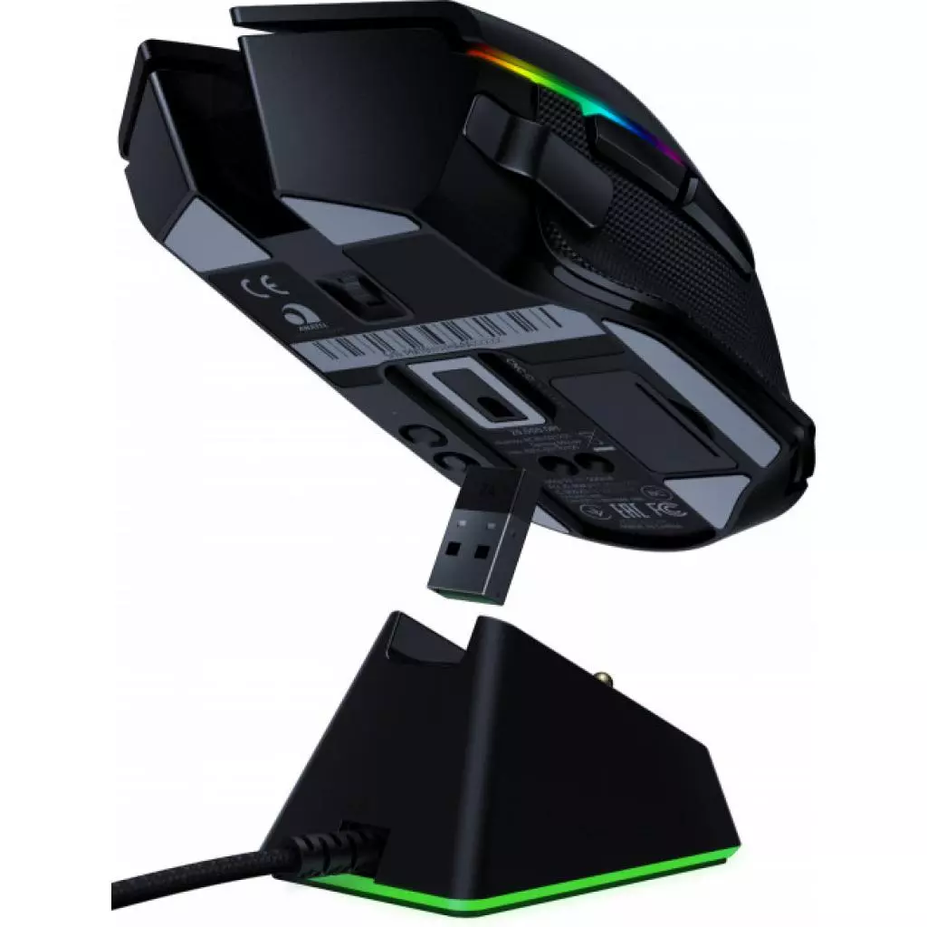 Мышка Razer Basilisk Ultimate Wireless & Mouse Dock (RZ01-03170100-R3G1) - 7 Мышка Razer Basilisk Ultimate Wireless & Mouse Dock (RZ01-03170100-R3G1) - 7