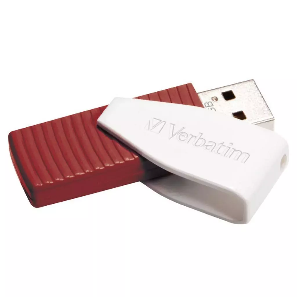 USB флеш накопитель Verbatim 16GB Swivel Red USB 2.0 (49814) - 4 USB флеш накопитель Verbatim 16GB Swivel Red USB 2.0 (49814) - 4
