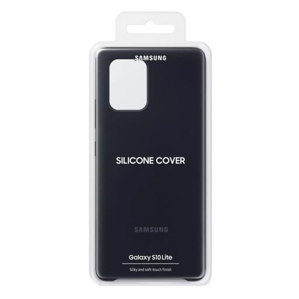 Чехол для моб. телефона Samsung Silicone Cover для смартфону Galaxy S 10 Lite (G770) Black (EF-PG770TBEGRU) - 1 Чехол для моб. телефона Samsung Silicone Cover для смартфону Galaxy S 10 Lite (G770) Black (EF-PG770TBEGRU) - 1