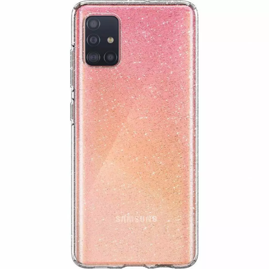 Чехол для моб. телефона Spigen Galaxy A51 Liquid Crystal Glitter, Crystal Quartz (ACS00932)