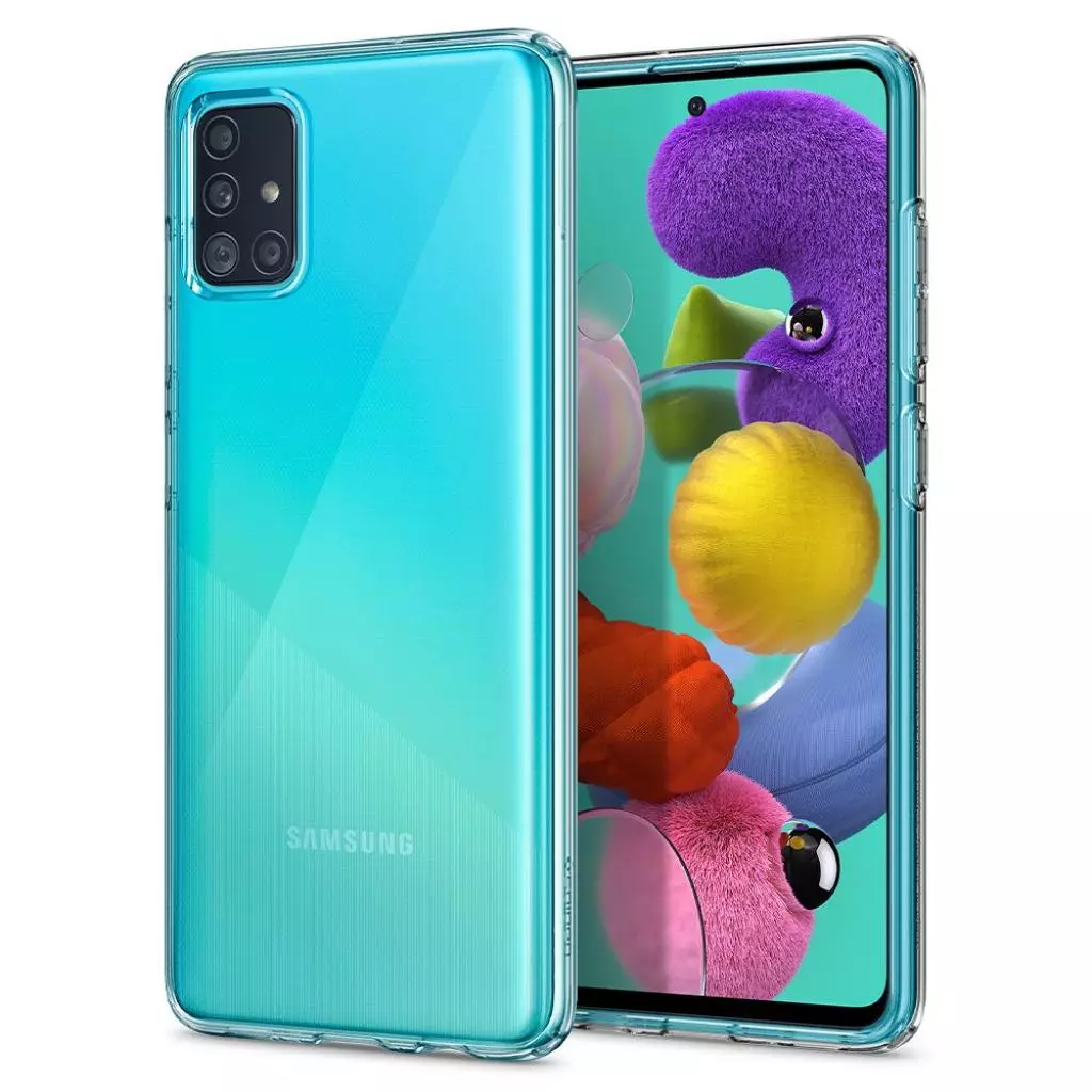 Чехол для моб. телефона Spigen Galaxy A51 Liquid Crystal, Crystal Clear (ACS00564)