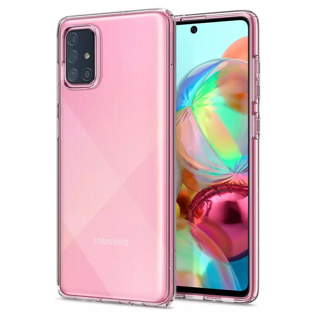 Чехол для моб. телефона Spigen Galaxy A71 Liquid Crystal, Crystal Clear (ACS00566) - 1 Чехол для моб. телефона Spigen Galaxy A71 Liquid Crystal, Crystal Clear (ACS00566) - 1