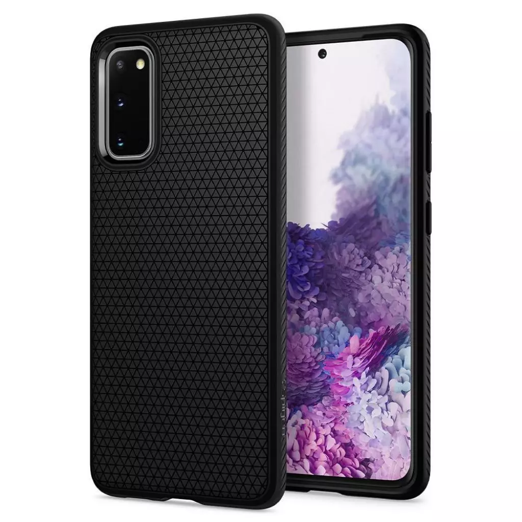 Чехол для моб. телефона Spigen Galaxy S20 Liquid Air, Matte Black (ACS00791)