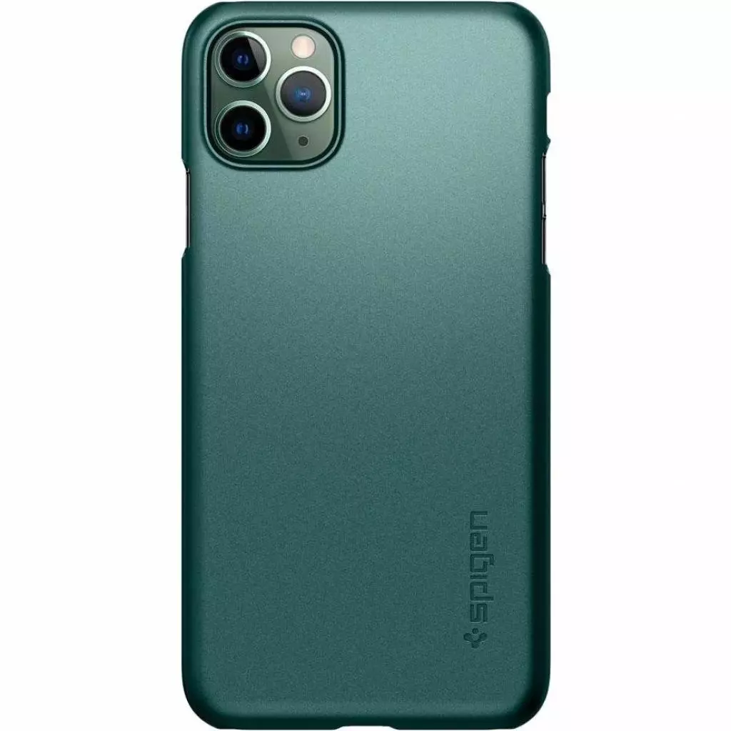 Чехол для моб. телефона Spigen iPhone 11 Pro Max Thin Fit, Midnight Green (ACS00410)