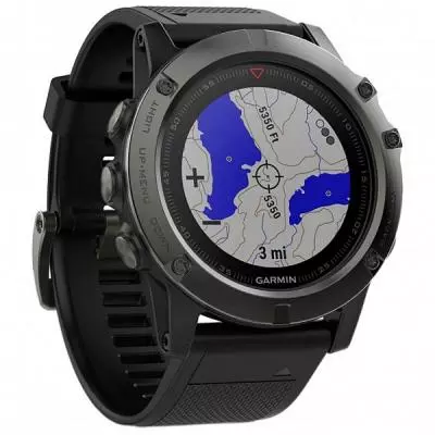 Смарт-часы Garmin Fenix 5x Sapphire Slate Gray (010-01733-01/14) - 2 Смарт-часы Garmin Fenix 5x Sapphire Slate Gray (010-01733-01/14) - 2