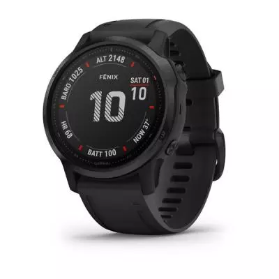 Смарт-часы Garmin Fenix 6S Pro Black with Black Band (010-02159-14/13)