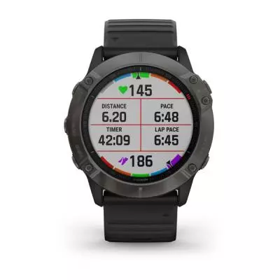 Смарт-часы Garmin Fenix 6X Pro Sapphire Carbon Grey DLC with Black Band (010-02157-11/10) - 5 Смарт-часы Garmin Fenix 6X Pro Sapphire Carbon Grey DLC with Black Band (010-02157-11/10) - 5