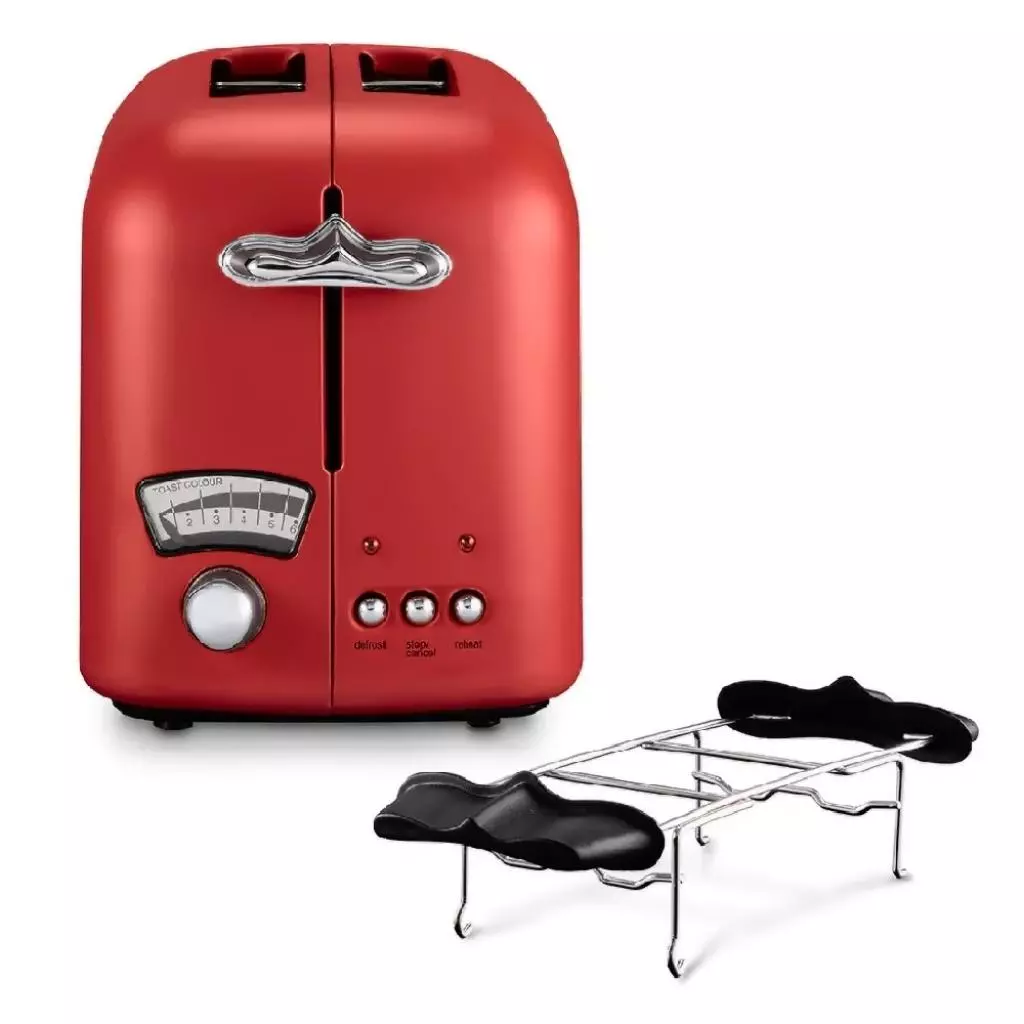 Тостер DeLonghi CT021 R (CT021R) - 2
