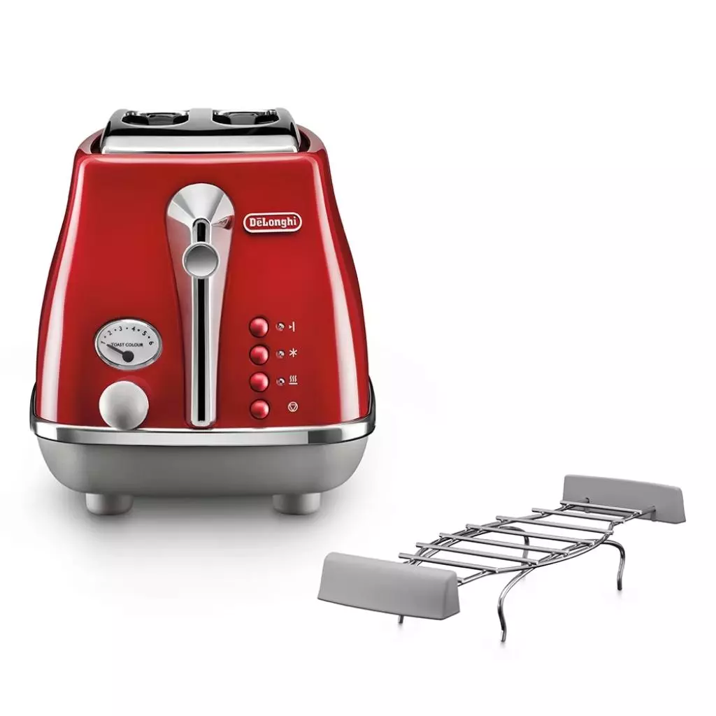 Тостер DeLonghi CTOC 2103 R (CTOC2103R) - 2 Тостер DeLonghi CTOC 2103 R (CTOC2103R) - 2