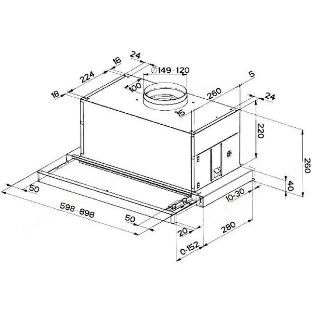 Вытяжка кухонная Faber MAXIMA EG8 AM/X A60 FB EXP - 3 Вытяжка кухонная Faber MAXIMA EG8 AM/X A60 FB EXP - 3
