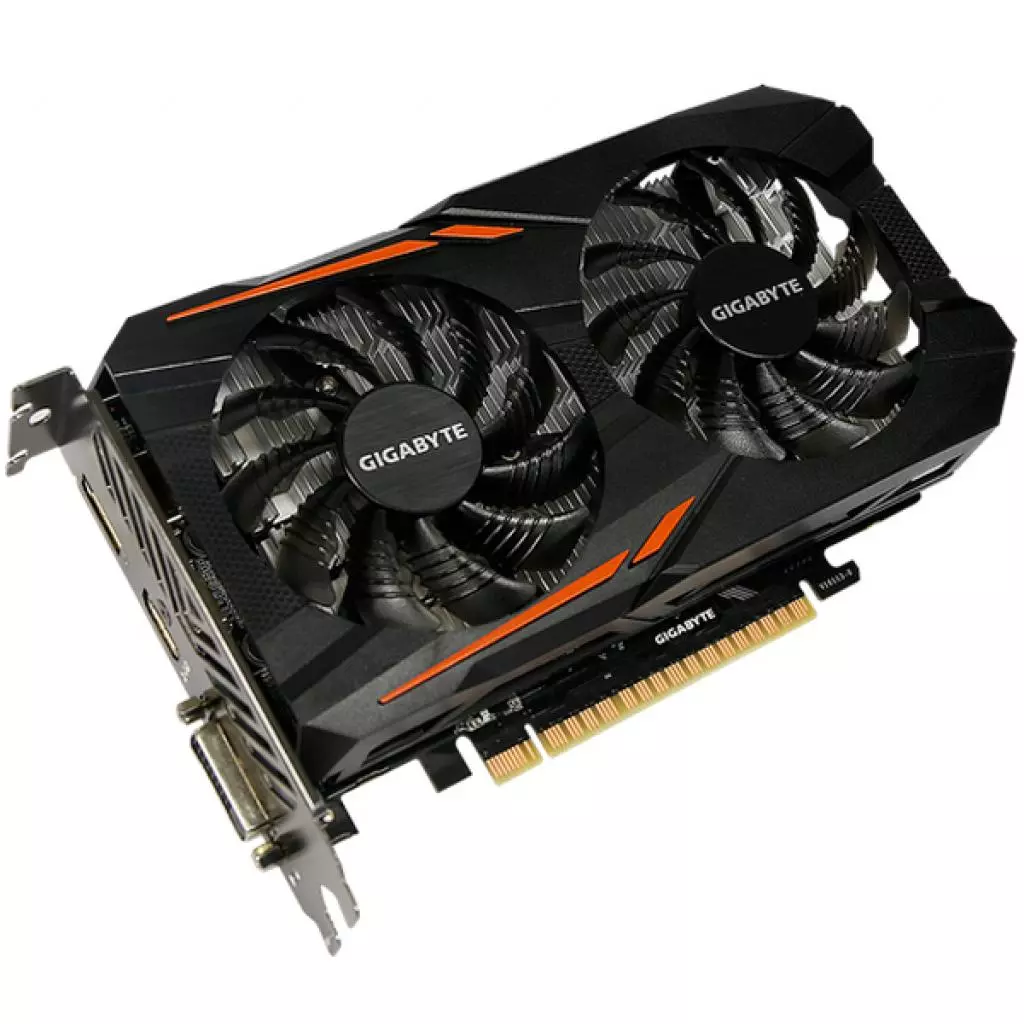 Видеокарта GIGABYTE GeForce GTX1050 Ti 4096Mb OC (GV-N105TOC-4GD) - 2 Видеокарта GIGABYTE GeForce GTX1050 Ti 4096Mb OC (GV-N105TOC-4GD) - 2