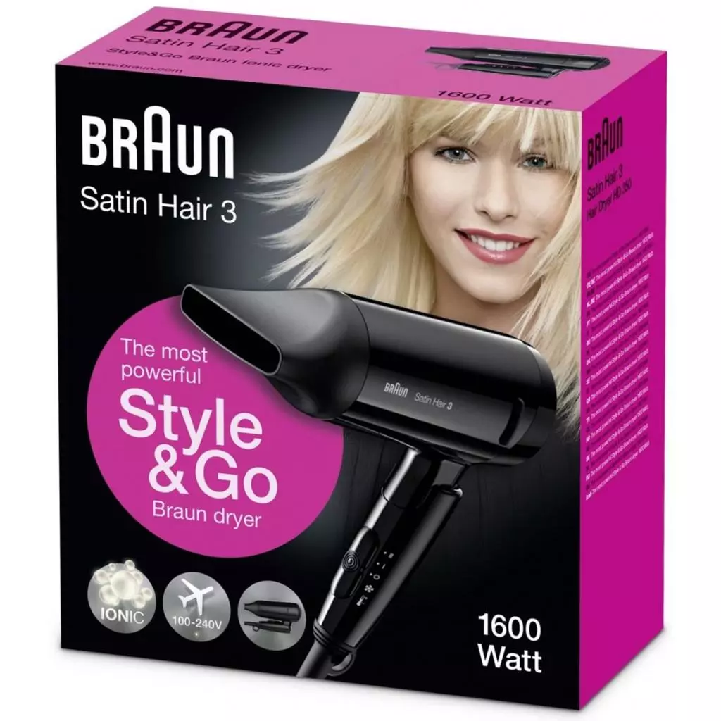 Фен Braun Satin Hair 3 HD350 (HD350) - 4