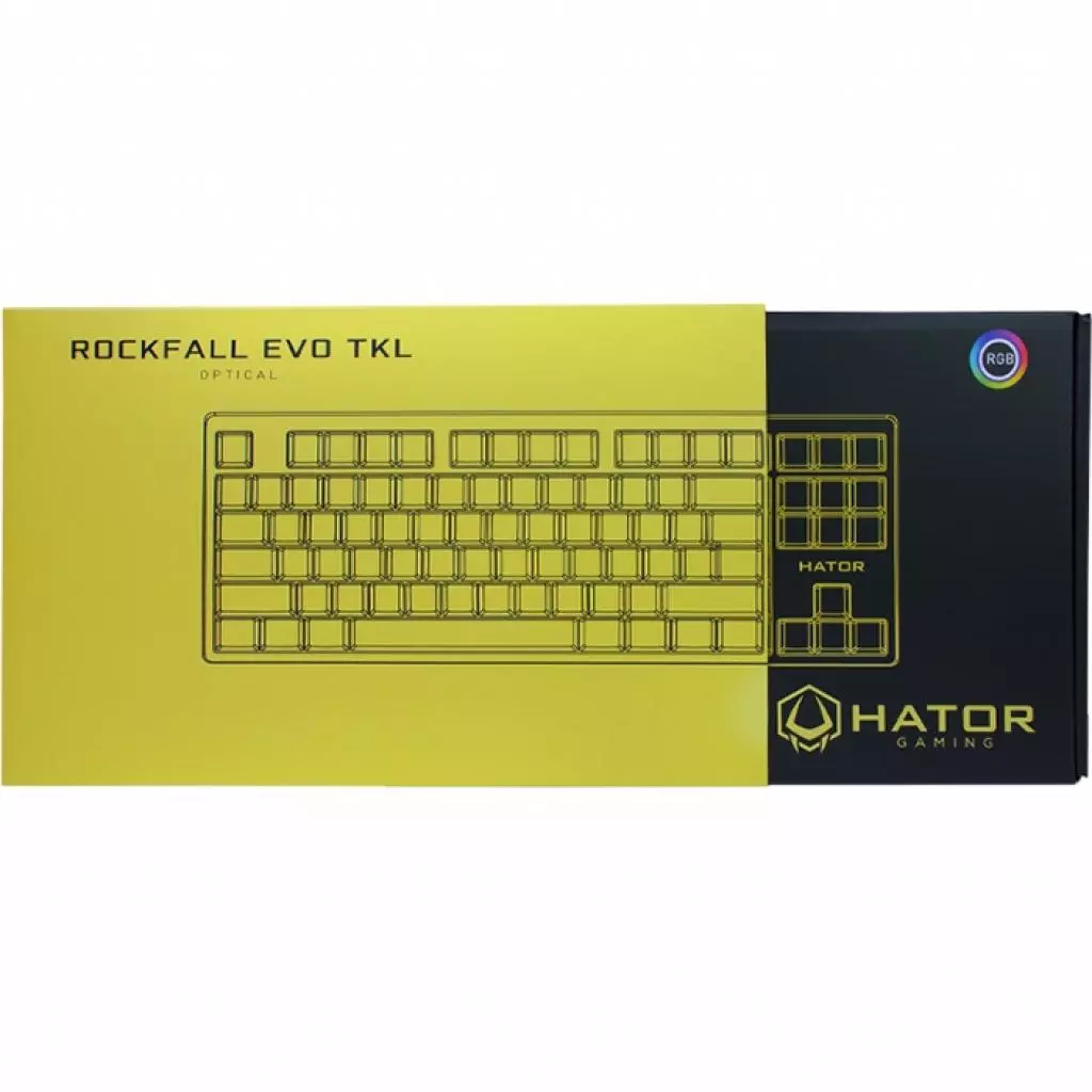 Клавиатура Hator Rockfall EVO TKL Kailh Optical Black (HTK-630) - 4