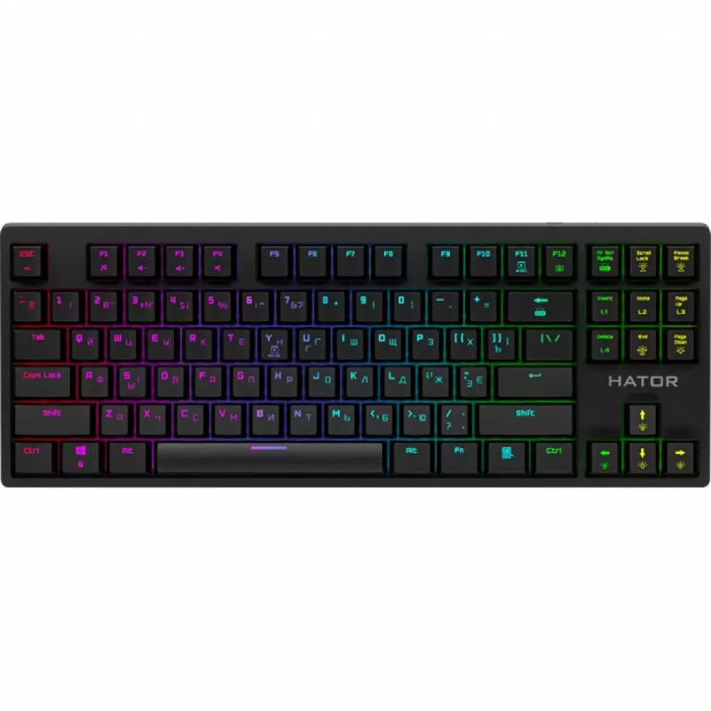 Клавиатура Hator Rockfall EVO TKL Kailh Optical Black (HTK-630)