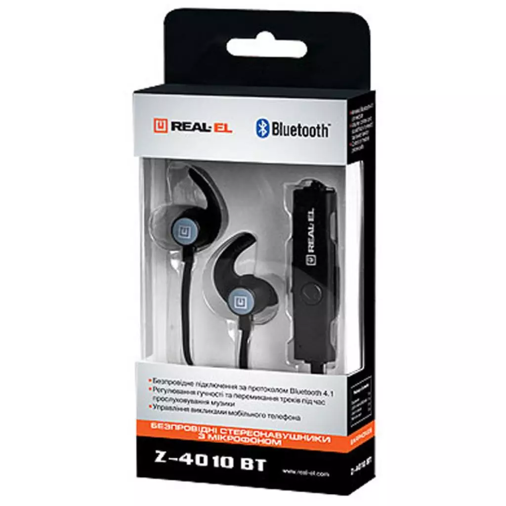 Наушники REAL-EL Z-4010 BT Black (Z-4010 BT) - 3 Наушники REAL-EL Z-4010 BT Black (Z-4010 BT) - 3