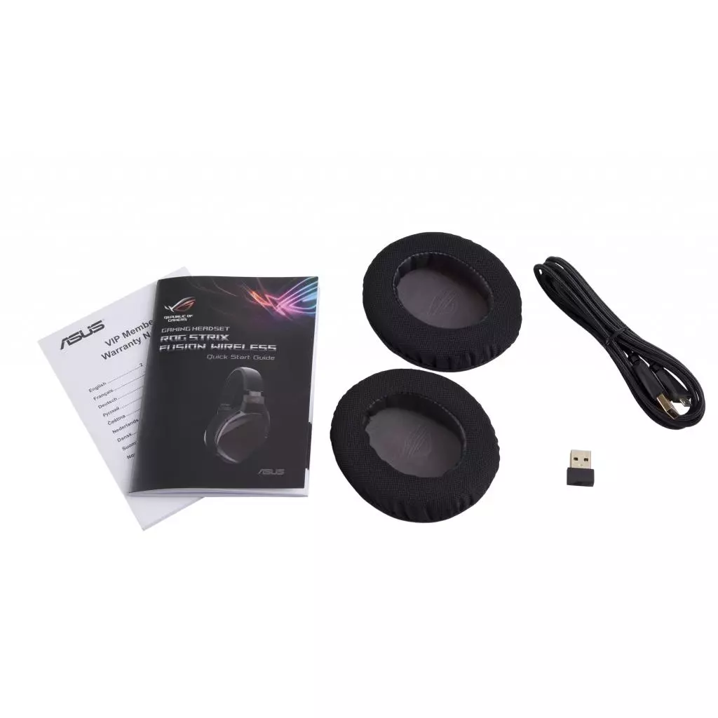 Наушники ASUS ROG Strix Fusion Wireless (90YH00Z4-B3UA00) - 5 Наушники ASUS ROG Strix Fusion Wireless (90YH00Z4-B3UA00) - 5