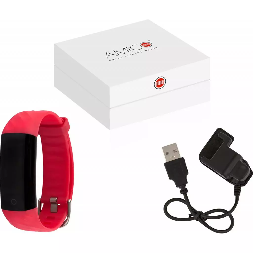 Фитнес браслет Amico Go FIT OXIMETER IPS PULSE AD TONOMETER red - 6 Фитнес браслет Amico Go FIT OXIMETER IPS PULSE AD TONOMETER red - 6