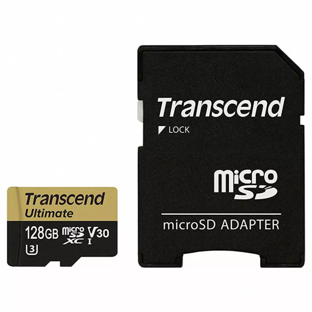 Карта памяти Transcend 128GB microSDXC UHSI U3 MLC (R95,W60MB/S) (TS128GUSDU3M) - 1