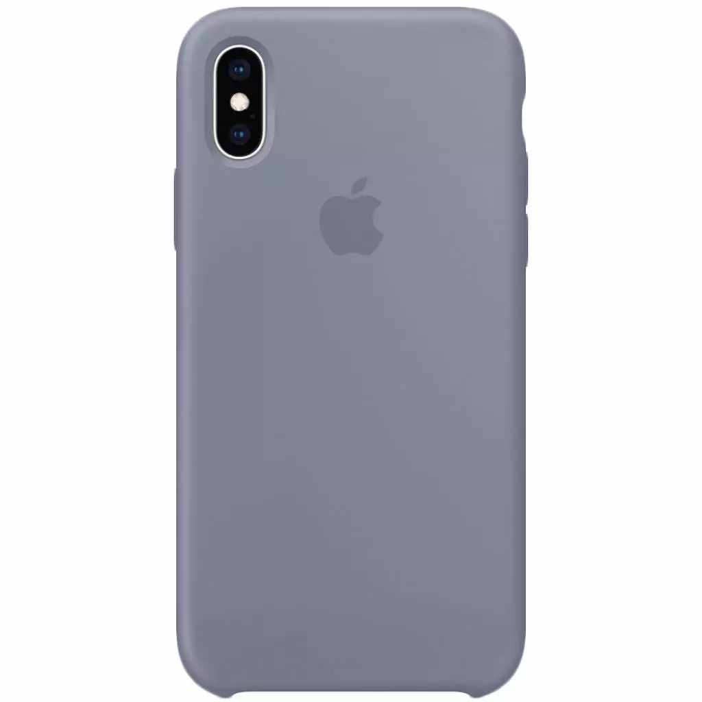 Чехол для моб. телефона Apple iPhone XS Silicone Case - Lavender Gray, Model (MTFC2ZM/A) - 1