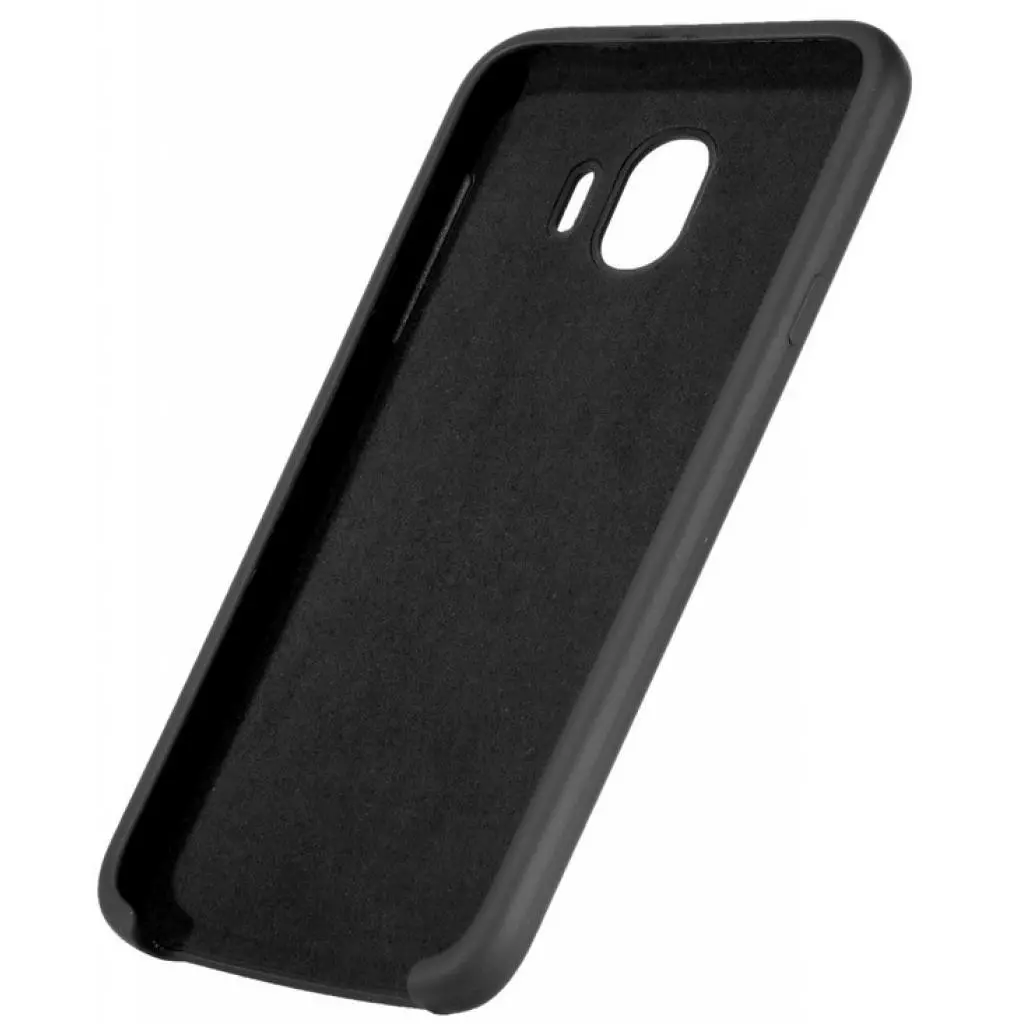 Чехол для моб. телефона ColorWay Liquid Silicone Samsung Galaxy J4 (2018) J400, black (CW-CLSSGJ400-BK) - 1 Чехол для моб. телефона ColorWay Liquid Silicone Samsung Galaxy J4 (2018) J400, black (CW-CLSSGJ400-BK) - 1