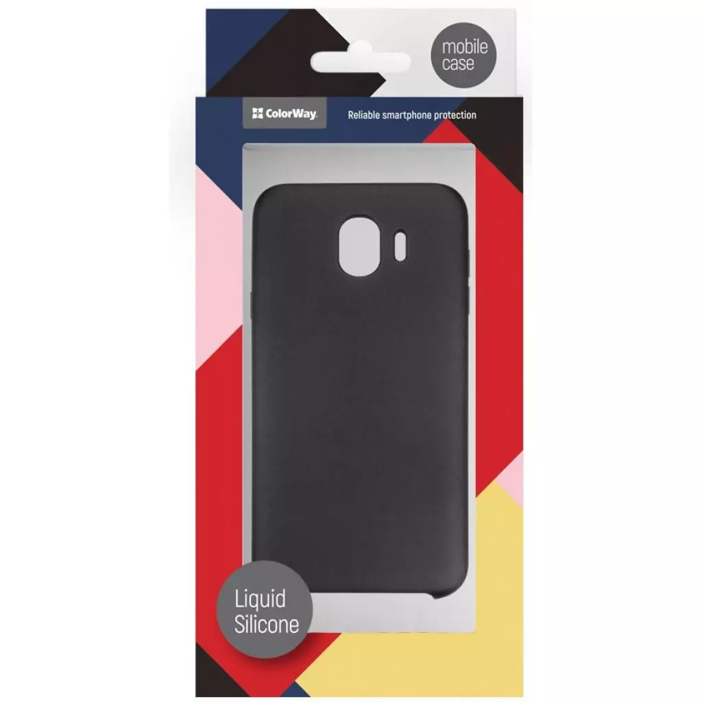 Чехол для моб. телефона ColorWay Liquid Silicone Samsung Galaxy J4 (2018) J400, black (CW-CLSSGJ400-BK) - 2 Чехол для моб. телефона ColorWay Liquid Silicone Samsung Galaxy J4 (2018) J400, black (CW-CLSSGJ400-BK) - 2