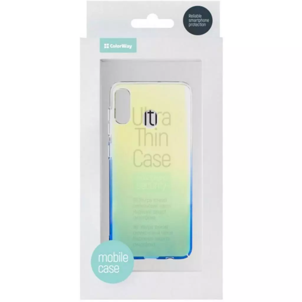 Чехол для моб. телефона ColorWay PC Gradient Samsung Galaxy A20, blue (CW-CPGSGA205-BU) - 4 Чехол для моб. телефона ColorWay PC Gradient Samsung Galaxy A20, blue (CW-CPGSGA205-BU) - 4