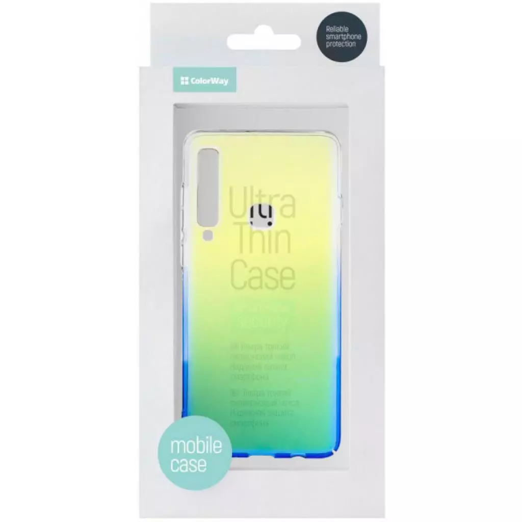Чехол для моб. телефона ColorWay PC Gradient Samsung Galaxy A9 (2018), blue (CW-CPGSGA920-BU) - 4 Чехол для моб. телефона ColorWay PC Gradient Samsung Galaxy A9 (2018), blue (CW-CPGSGA920-BU) - 4