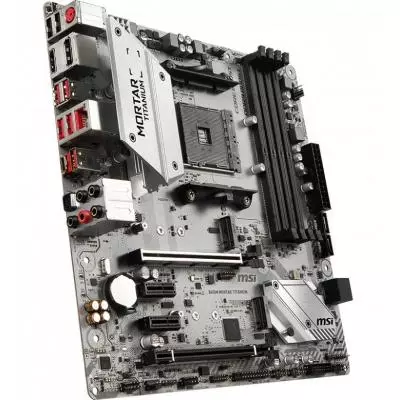 Материнская плата MSI B450M MORTAR TITANIUM - 3 Материнская плата MSI B450M MORTAR TITANIUM - 3