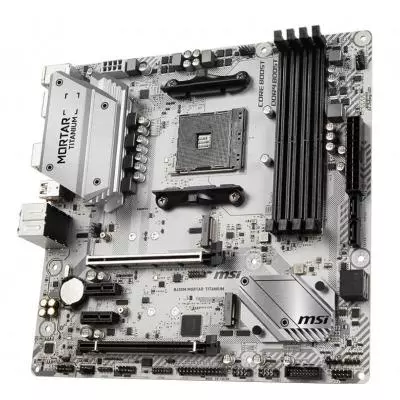 Материнская плата MSI B450M MORTAR TITANIUM - 4 Материнская плата MSI B450M MORTAR TITANIUM - 4
