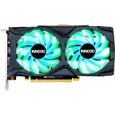 Видеокарта INNO3D GeForce RTX2060 SUPER 8192Mb TWIN X2 OC RGB (N206S2-08D6X-1710VA15LB) - 1 Видеокарта INNO3D GeForce RTX2060 SUPER 8192Mb TWIN X2 OC RGB (N206S2-08D6X-1710VA15LB) - 1