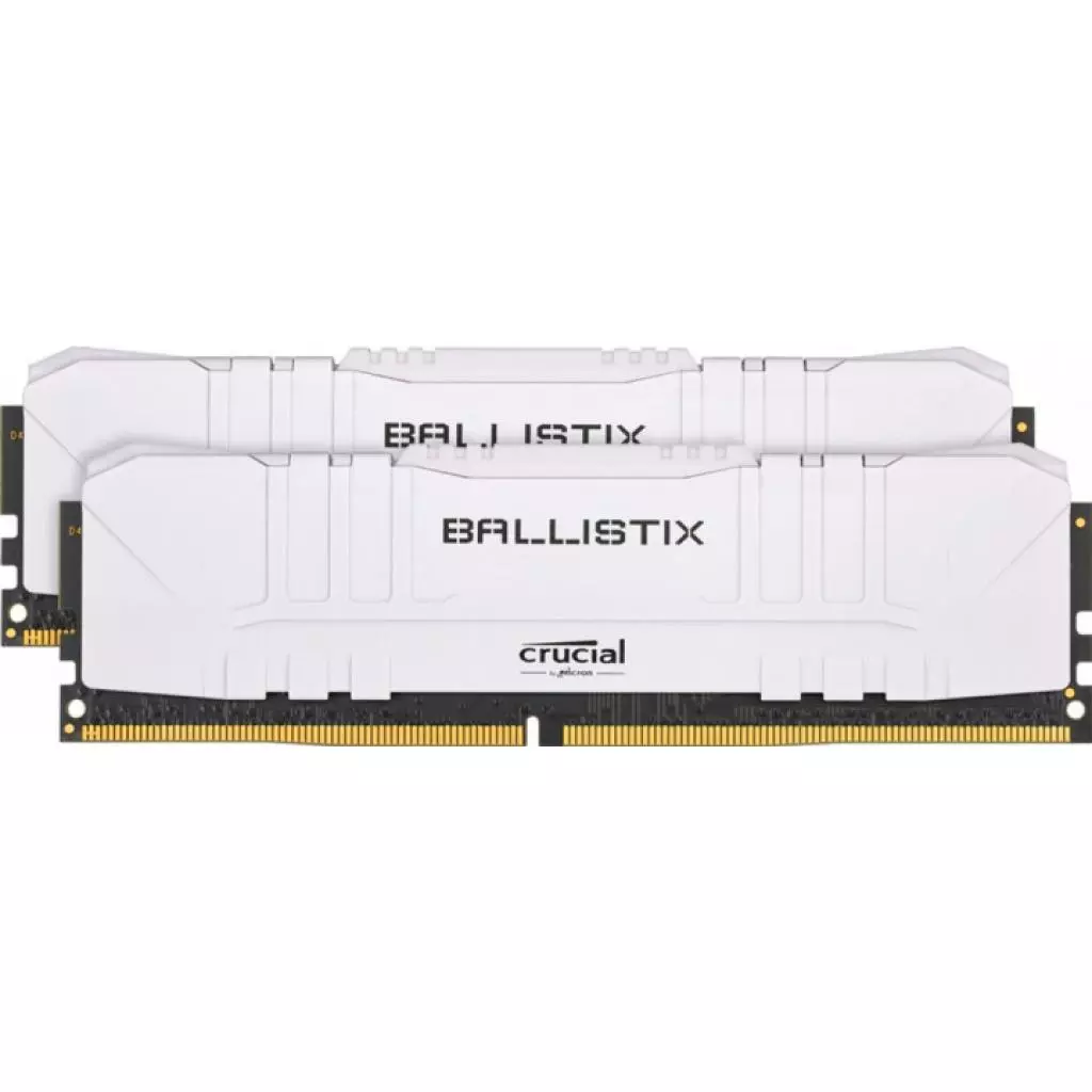 Модуль памяти для компьютера DDR4 16GB (2x8GB) 3000 MHz Ballistix White Micron (BL2K8G30C15U4W)