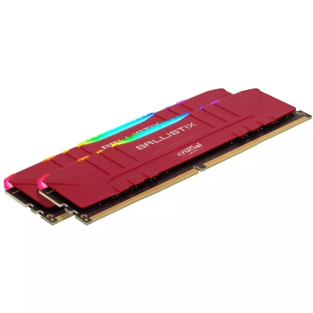 Модуль памяти для компьютера DDR4 32GB (2x16GB) 3600 MHz Ballistix RGB Red Micron (BL2K16G36C16U4RL) - 1 Модуль памяти для компьютера DDR4 32GB (2x16GB) 3600 MHz Ballistix RGB Red Micron (BL2K16G36C16U4RL) - 1