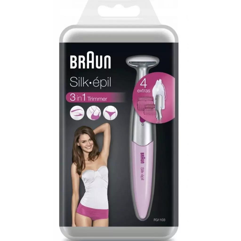 Триммер Braun FG 1103 Pink (FG1103Pink) - 4 Триммер Braun FG 1103 Pink (FG1103Pink) - 4