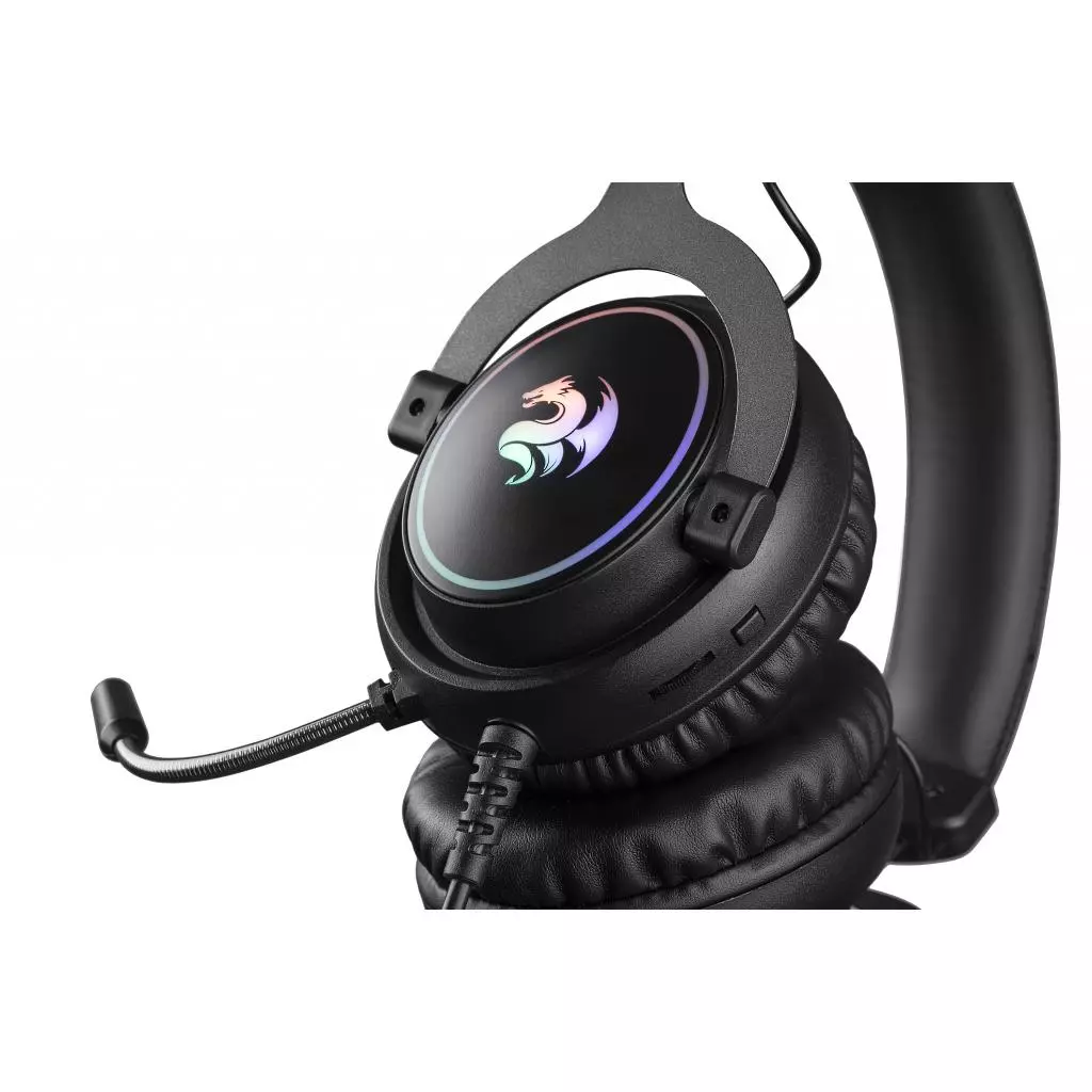 Наушники 2E Gaming HG320 LED Black (2E-HG320B) - 2