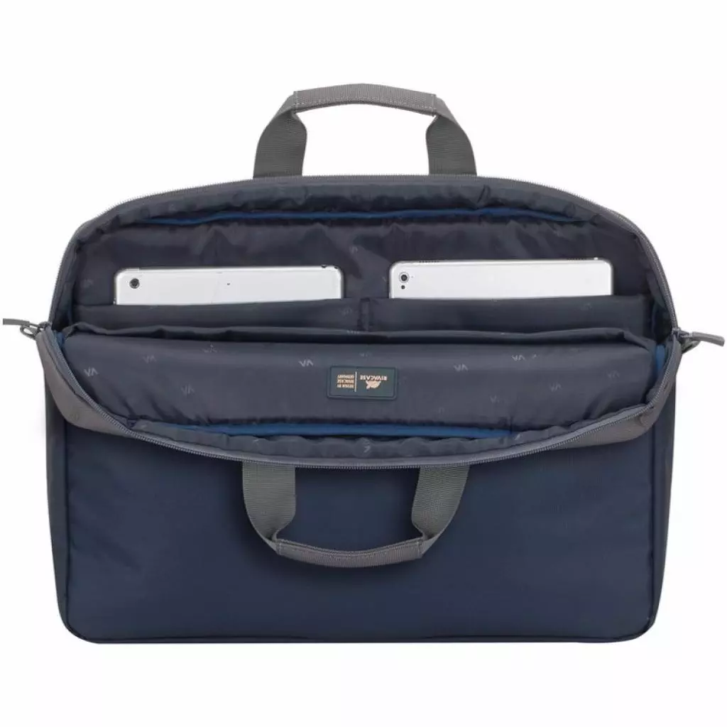 Сумка для ноутбука RivaCase 17.3" 7757 Steel blue/grey (7757SteelBlue/grey) - 3 Сумка для ноутбука RivaCase 17.3" 7757 Steel blue/grey (7757SteelBlue/grey) - 3