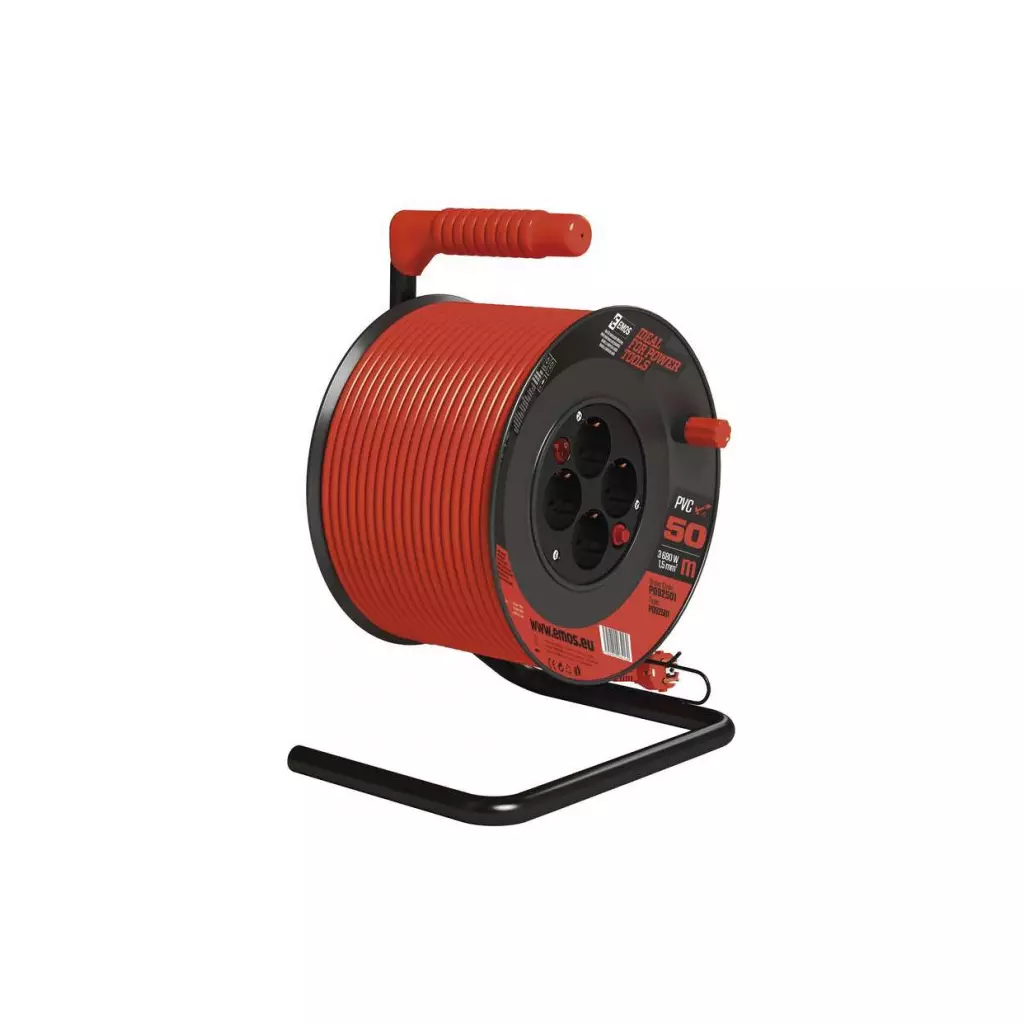 Сетевой удлинитель EMOS катушка 4 роз., 50 м (P092501) - 2 Сетевой удлинитель EMOS катушка 4 роз., 50 м (P092501) - 2