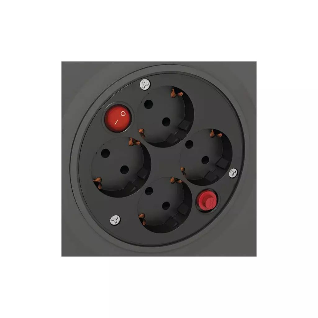 Сетевой удлинитель EMOS катушка 4 роз., 50 м (P092501) - 4 Сетевой удлинитель EMOS катушка 4 роз., 50 м (P092501) - 4