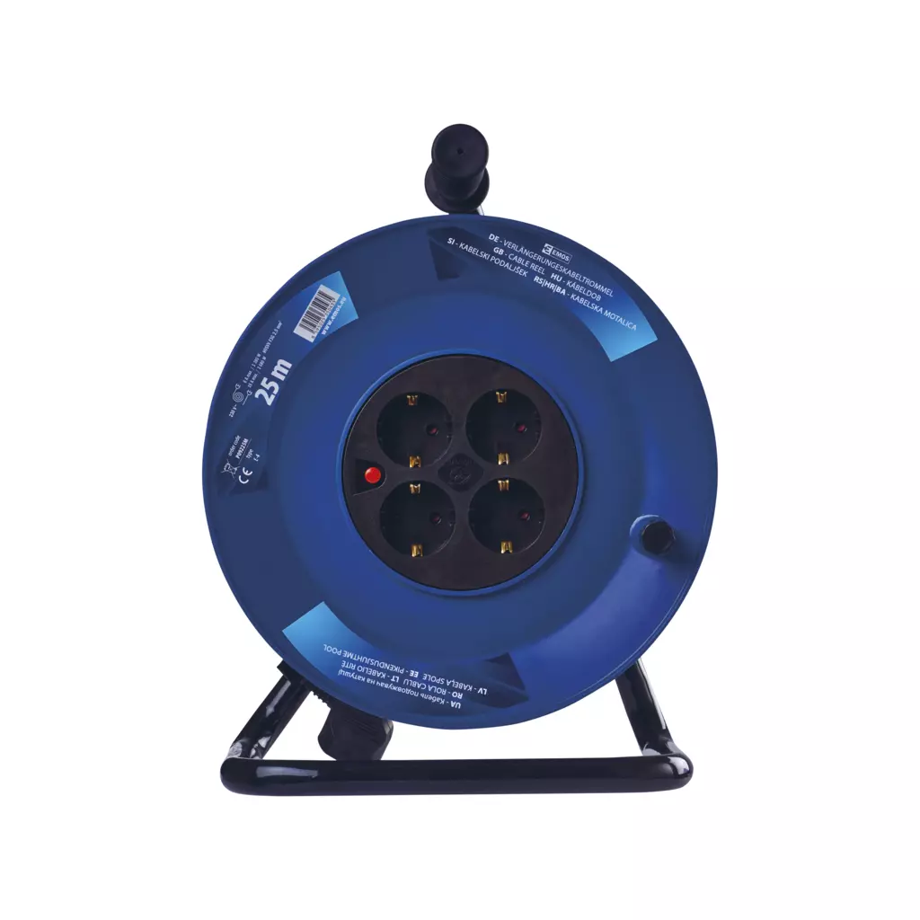 Сетевой удлинитель EMOS катушка 4 роз., 25 м (P09225M) - 3 Сетевой удлинитель EMOS катушка 4 роз., 25 м (P09225M) - 3