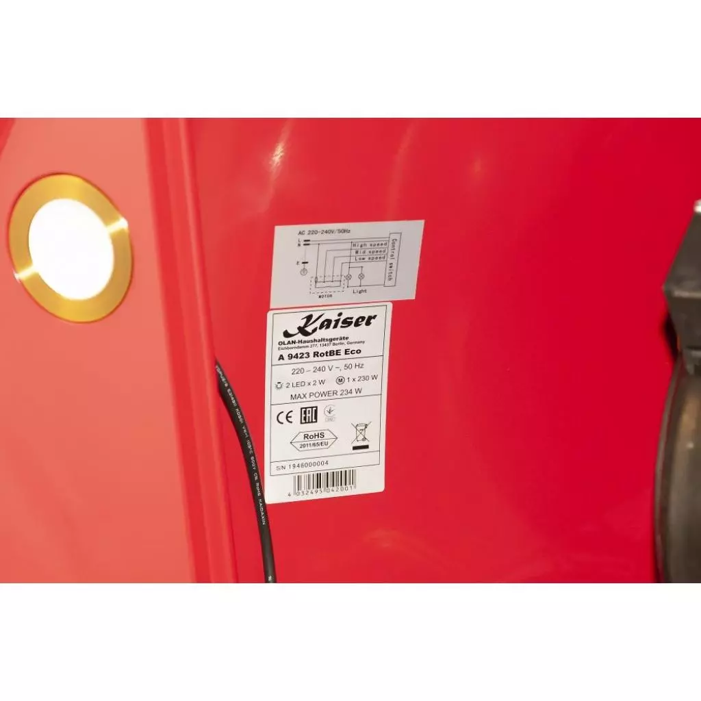 Вытяжка кухонная Kaiser A9423ROTBEECO - 6