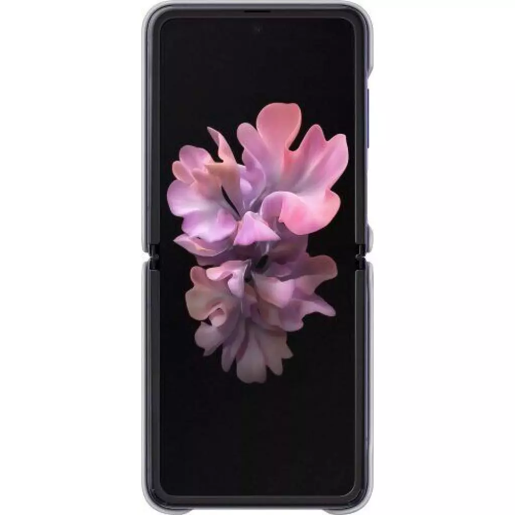 Чехол для моб. телефона Samsung Leather Cover Galaxy Z Flip (F700) Silver (EF-VF700LSEGRU) - 1