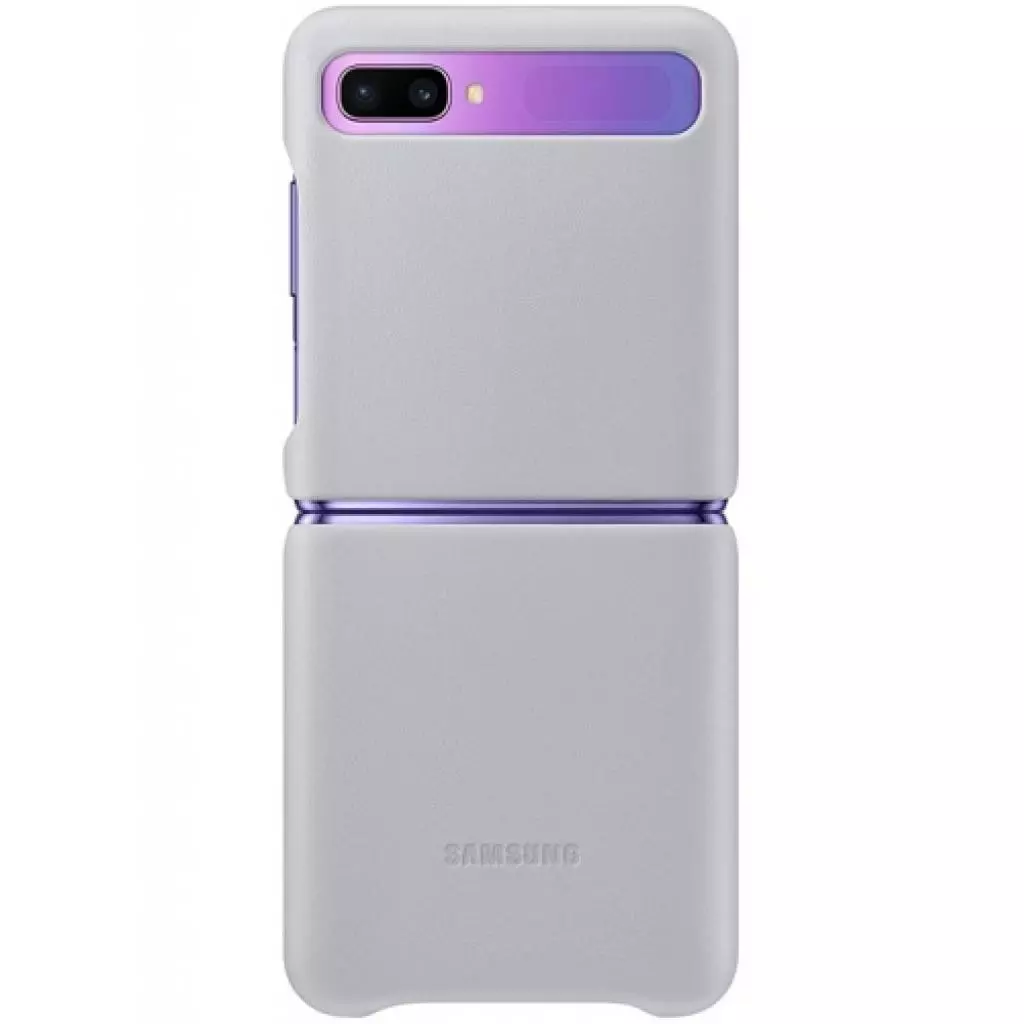 Чехол для моб. телефона Samsung Leather Cover Galaxy Z Flip (F700) Silver (EF-VF700LSEGRU)